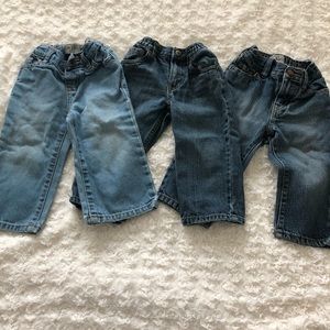 Lot of 3, 12-18 month jeans